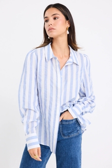 Among The Brave-Solidify Puff Sleeve Shirt-tops-Mhor
