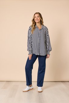 Threadz-Amour Stripe Shirt-tops-Mhor