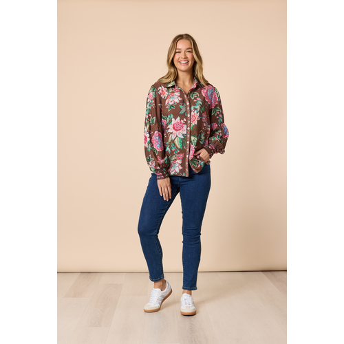 Threadz-Bouquet Print Shirt