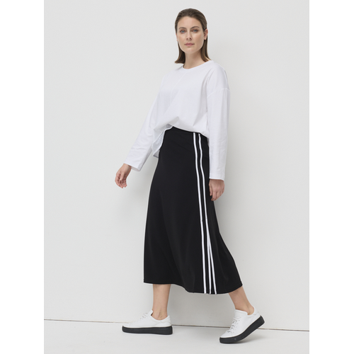 Marco Polo-Twin Stripe Ponte Skirt