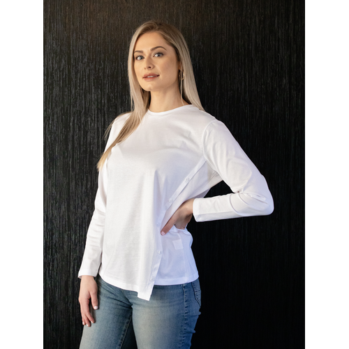 White On Black-Side BTN Crew