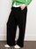 White On Black-Wide Leg Pant