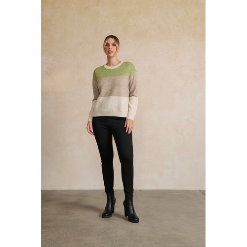 Holmes & Fallon-Block Stripes Jumper