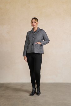 Holmes & Fallon-Checker Jacket-tops-Mhor