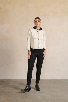 Holmes & Fallon-Contrast Stitch Jacket-tops-Mhor