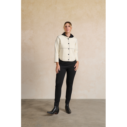 Holmes & Fallon-Contrast Stitch Jacket