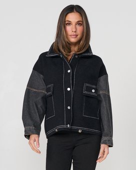 Caju-Puffer Knit Jacket-tops-Mhor