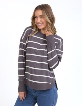 Foxwood-Farrah Stripe LS-tops-Mhor