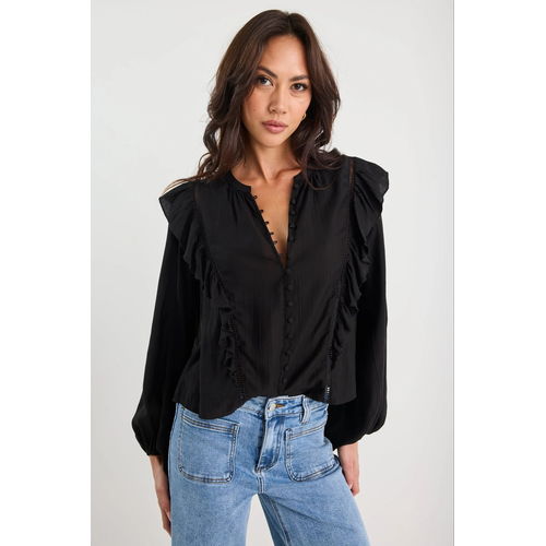 Ivy & Jack-Integrity Sheer Frill Top