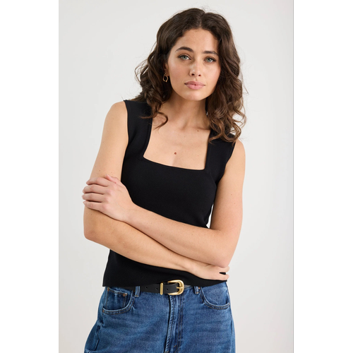 Among The Brave-Purpose Square Neck Top