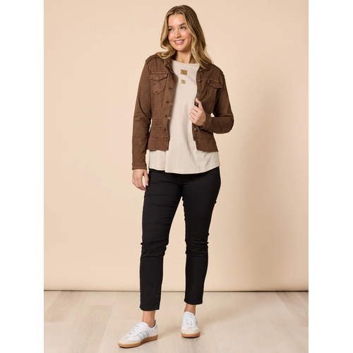 Threadz-Military Denim Jacket