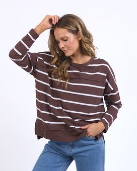 Foxwood-Jayne Stripe Top-tops-Mhor