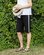 Whote On Black-Summer Shorts