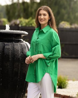 White On Black-Poplin Shirt-tops-Mhor