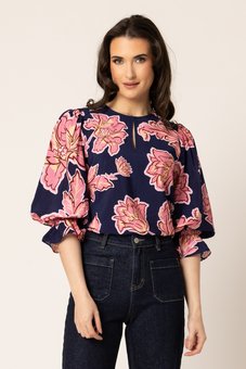Leila+Luca-Fleur Top-tops-Mhor