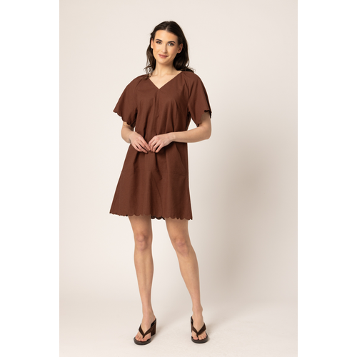 Seeking Lola-Scallop Shortie Dress
