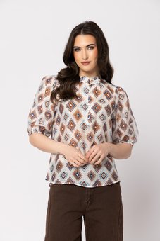 Leila + Luca-Nina Blouse-tops-Mhor
