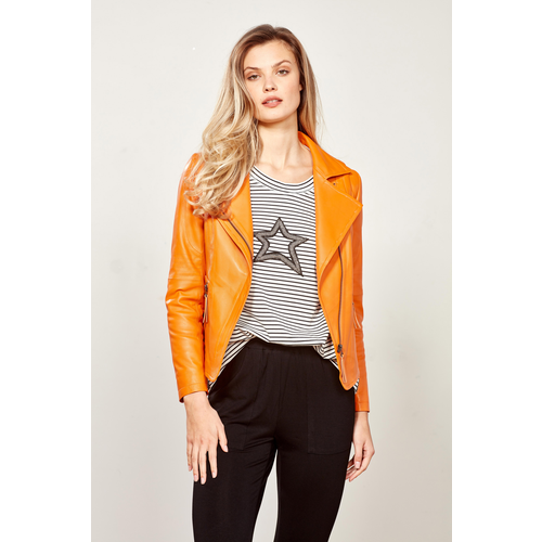 Lemon Tree-Luxe Leather Jacket