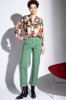 Funky Staff-New Flower Blouse-tops-Mhor