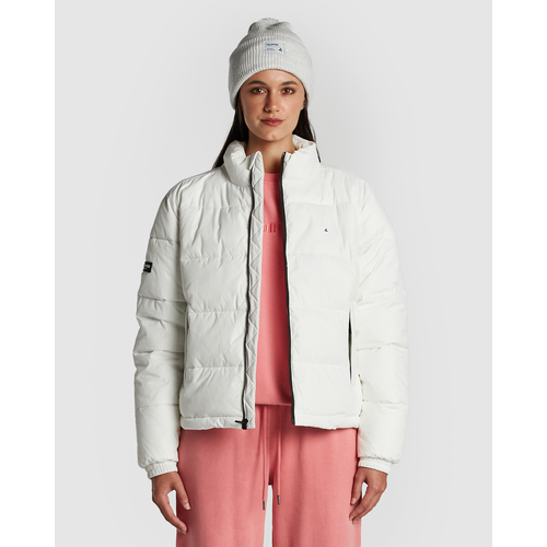 Huffer-White Track Puffer - Tops-Coats / Jackets : Mhor - Huffer w22
