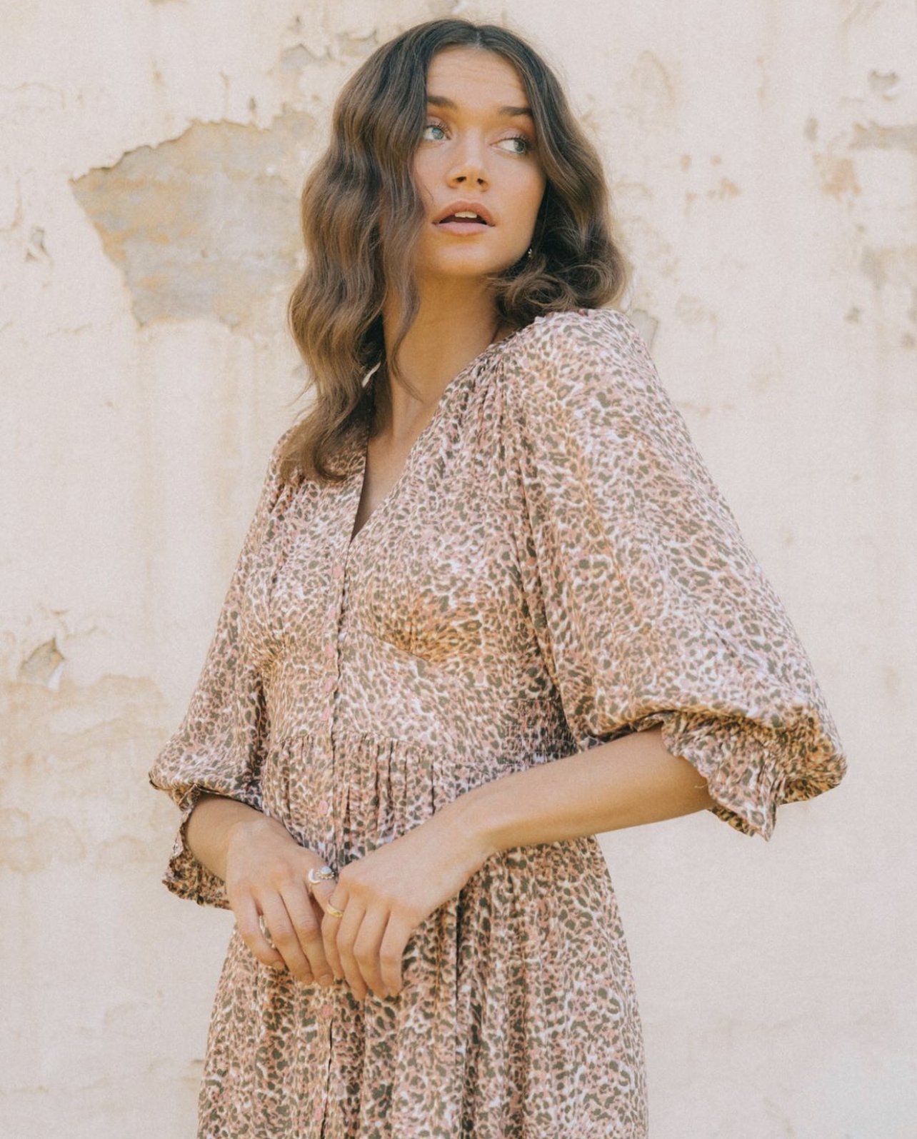 Label of love leopard dress hot sale