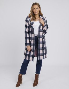 Elm - Charlotte Check Coat-coats-/-jackets-Mhor