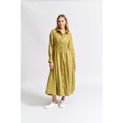 The Others - The Shirred Waist Shirt Dress