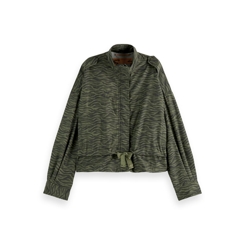 Allover Printed Loose-fit Jacket
