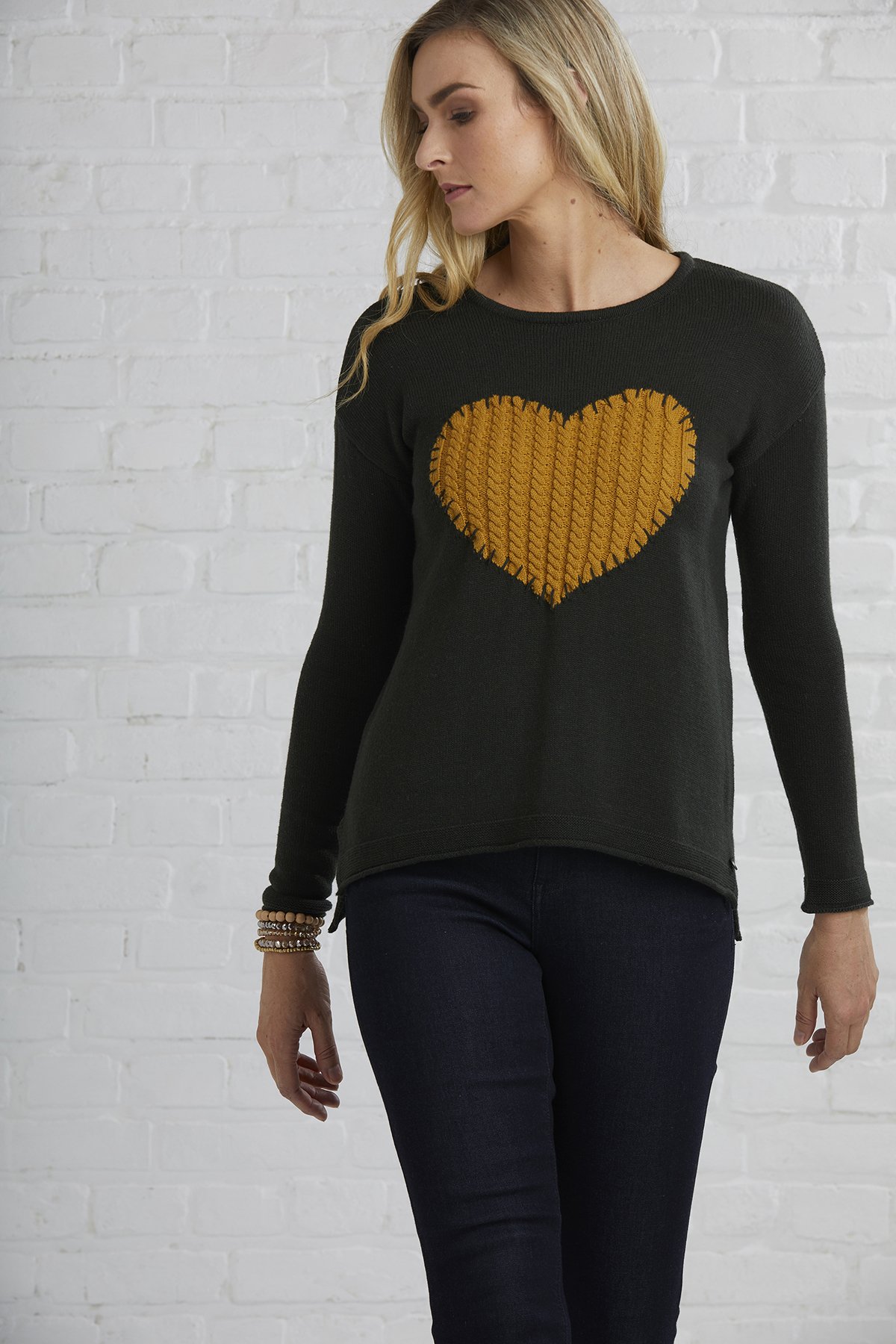 Heart Patch Sweater TopsJumpers & Cardis Mhor Tony Preen W19