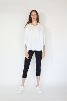 Jaclyn M - Nikki Linen Top-tops-Mhor