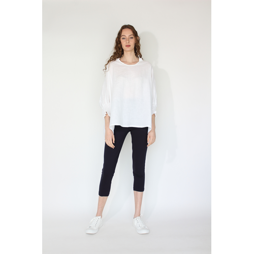 Jaclyn M - Nikki Linen Top